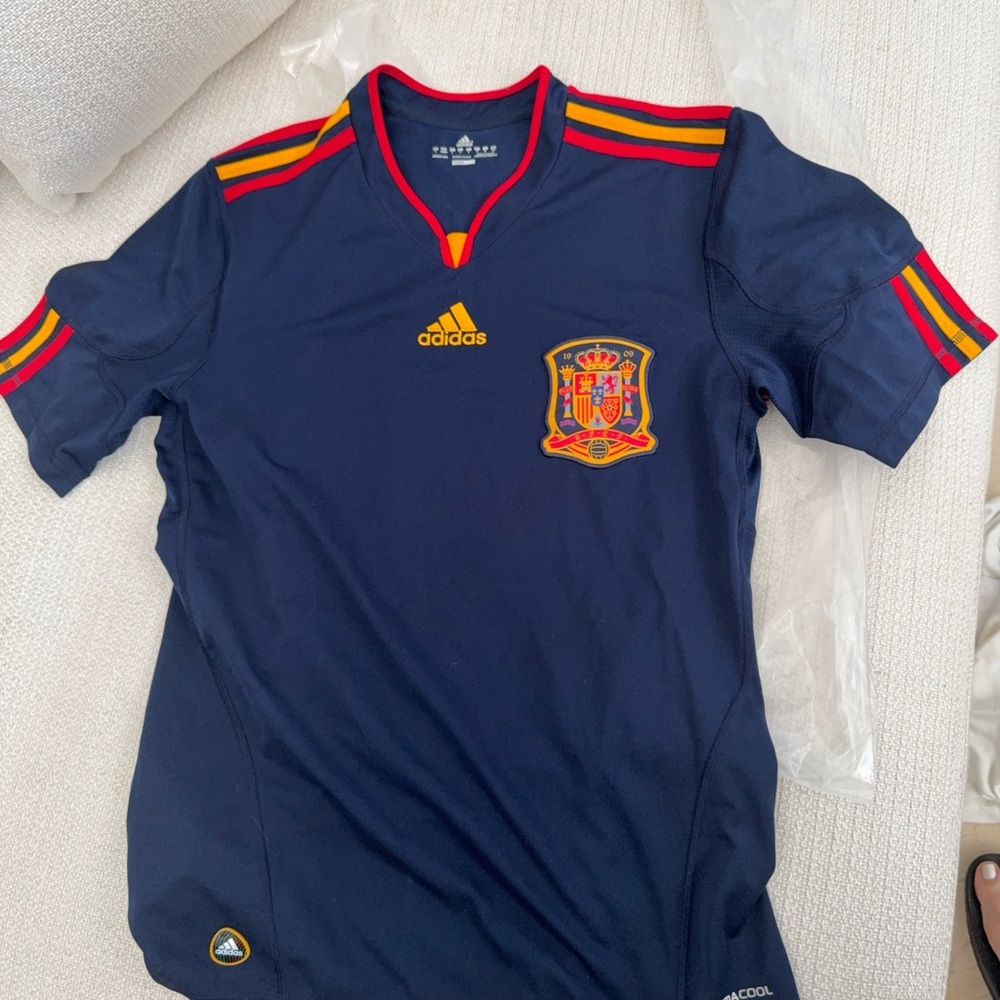 Adidas Kids Spain National Team Navy Soccer Jersey